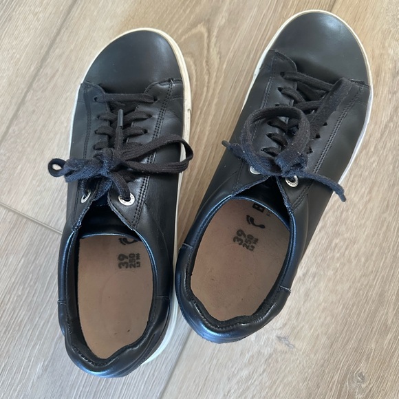 BIRKENSTOCK Bend Low Black Leather Sneaker - Picture 3 of 12